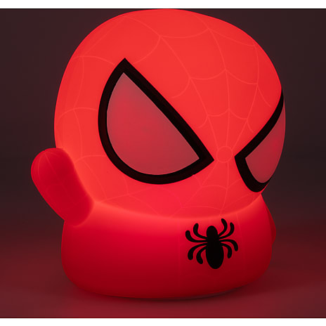 Marvel Spider-Man natlampe - rød