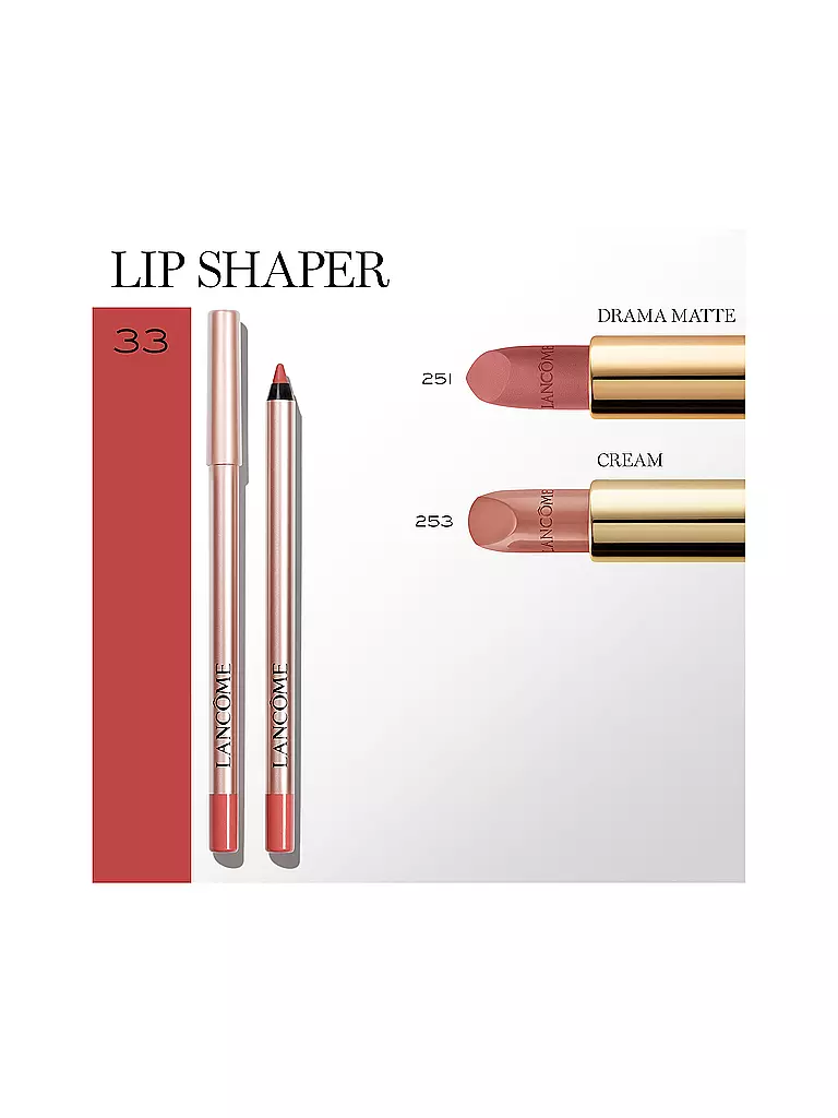 LANCÔME Lippenkonturenstift - Lip Idôle Lip Shaper Creamy Matte Lip Liner (33 Idôle nude) koralle