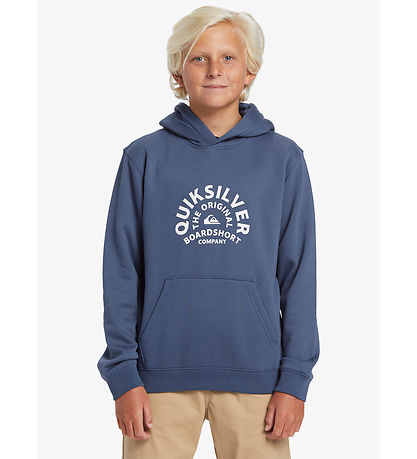 QuikSølver H?ttetr?je - Graphic - Støvet Navy m. Hvid