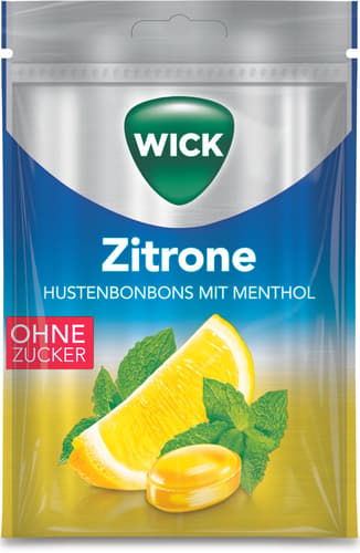 Wick Zitrone & Menthol ohne Zucker