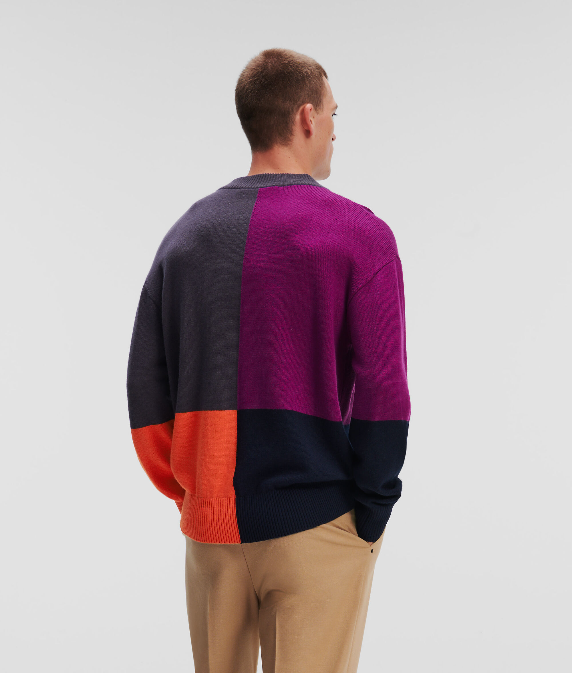 PULL À COL ROND COLOR-BLOCK