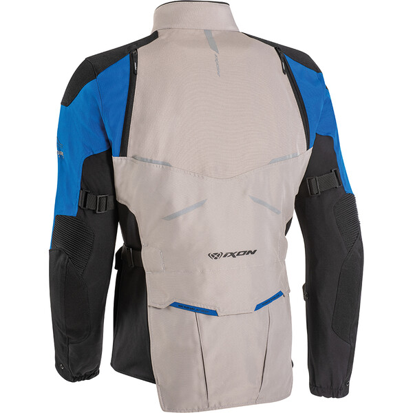 Ixon - Veste Eddas Gris Clair / Bleu / Noir