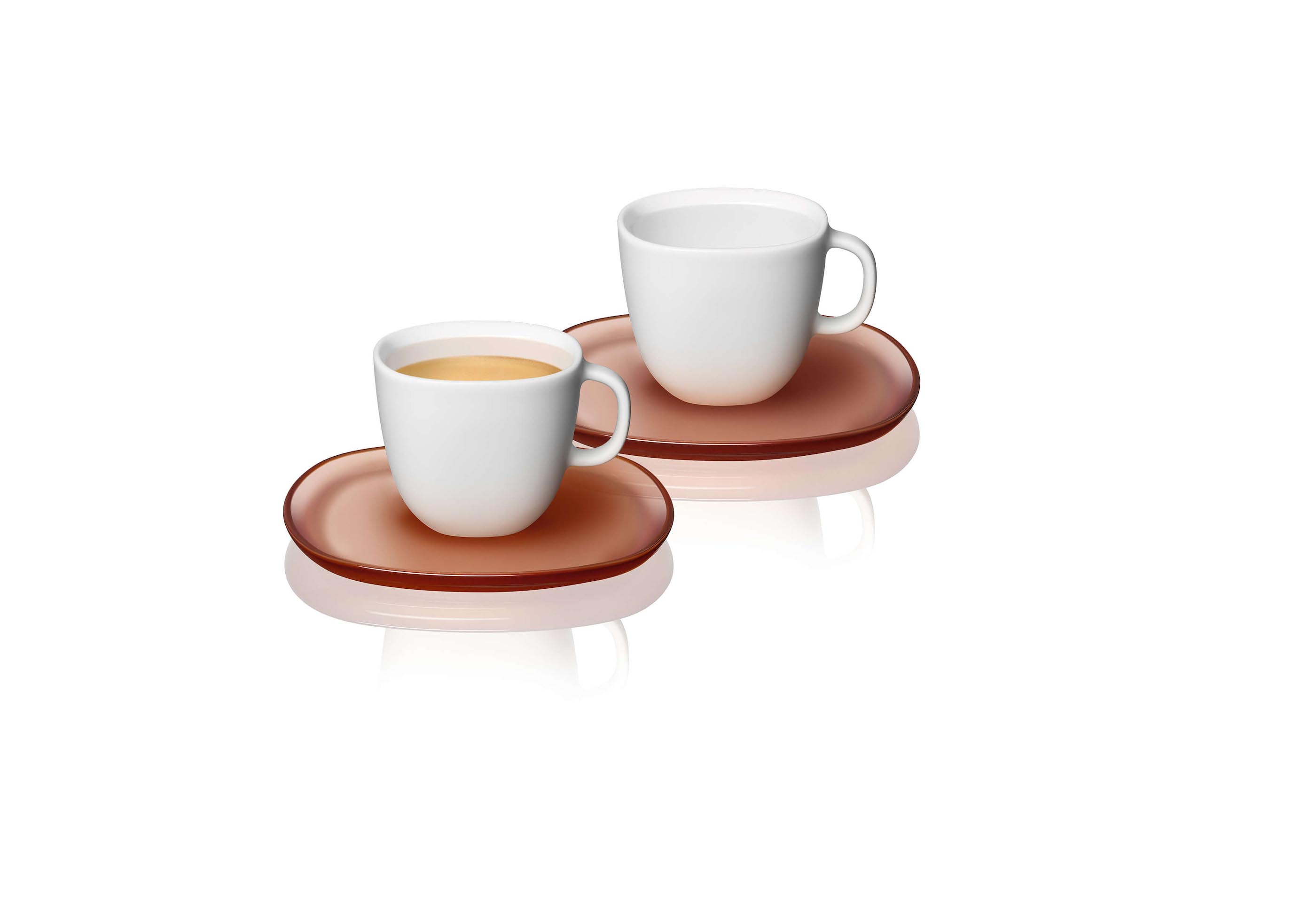 Xícaras de café expresso de porcelana