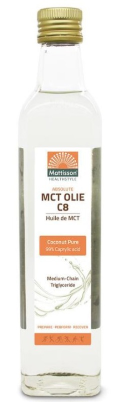 Mattisson MCT Olie C8 coconut pure 500ml