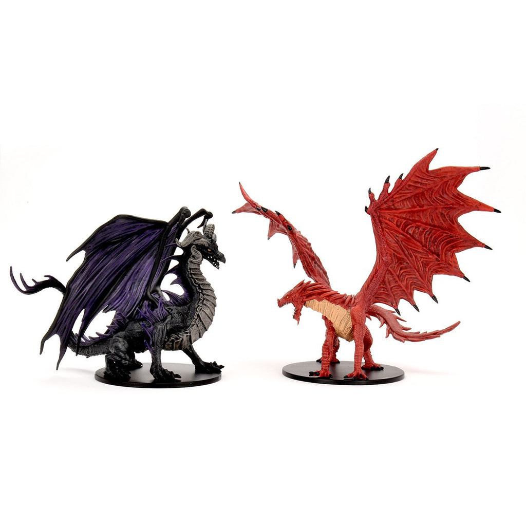 Pathfinder Battles Premium Figures - City of Lost Omens: Adult Red & Black Dragons