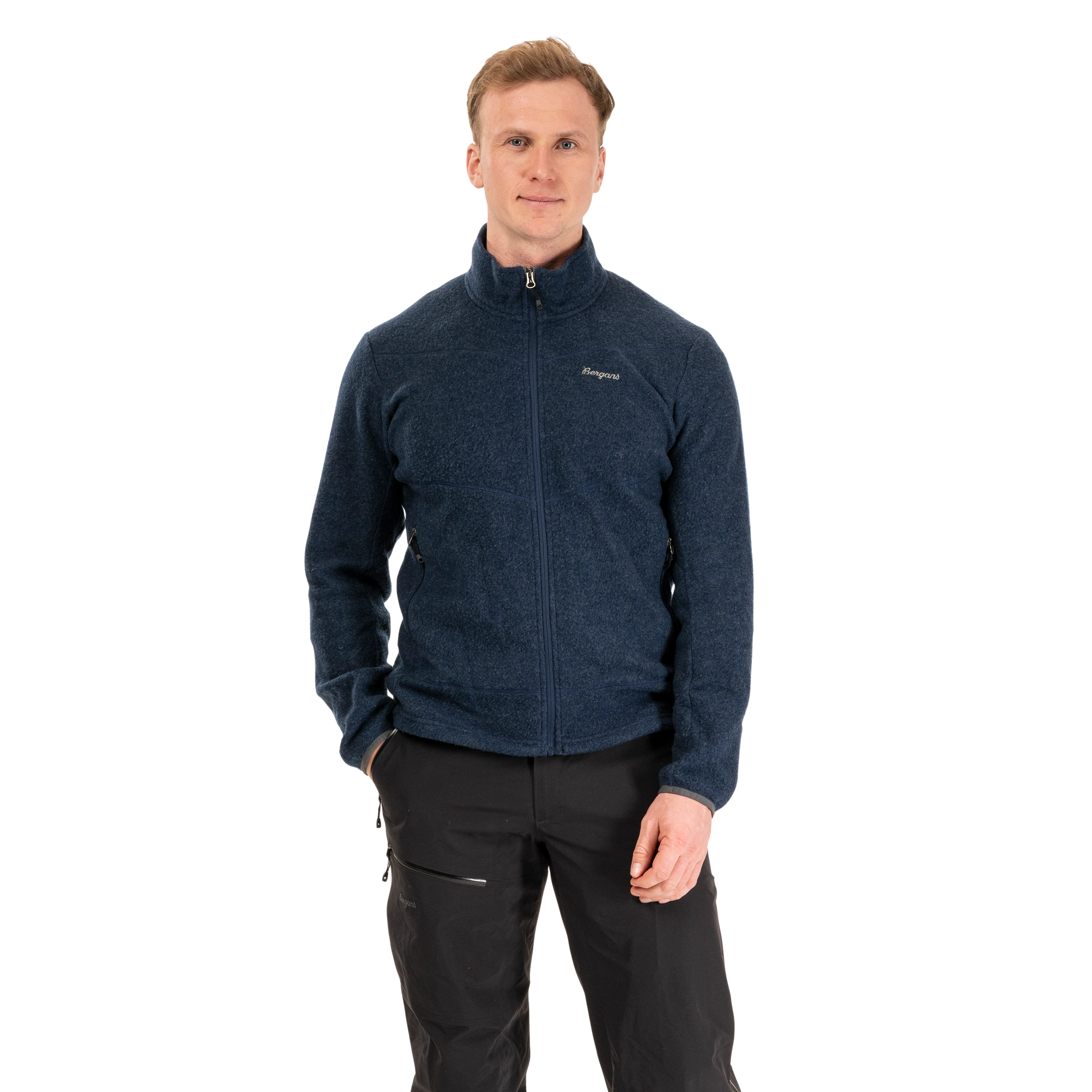 Rabot Merino Fleece Midlayer Jacket Men Navy Blue