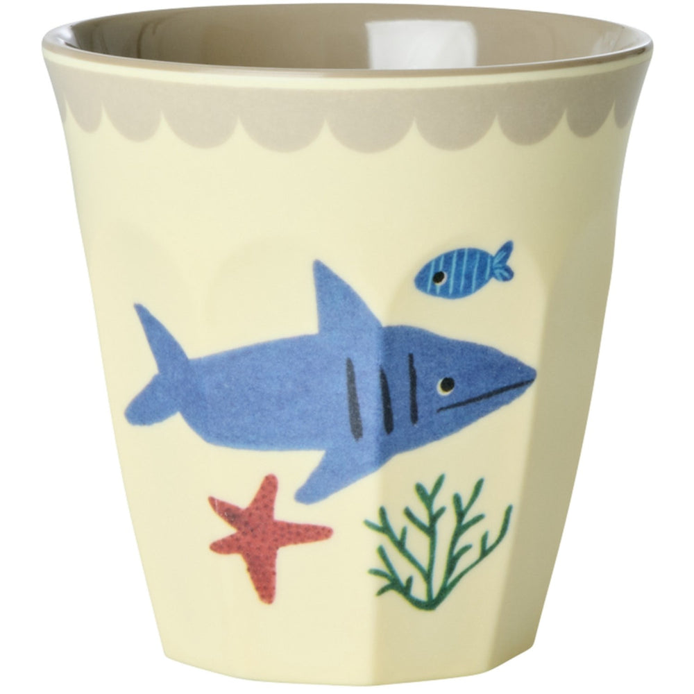 Køb Rice Blue Ocean Print Melamine Kopper Small 6 Pak 160 Ml