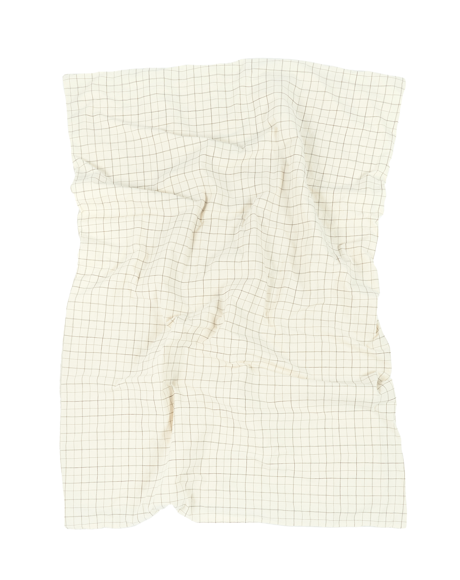 Housse de couette enfant l1n0en lin français et coton bio lavés | Beige