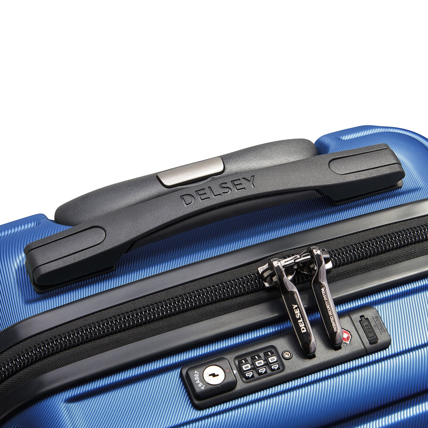 Delsey Shadow 5.0 Cabin Trolley 55/35 Expandable blue