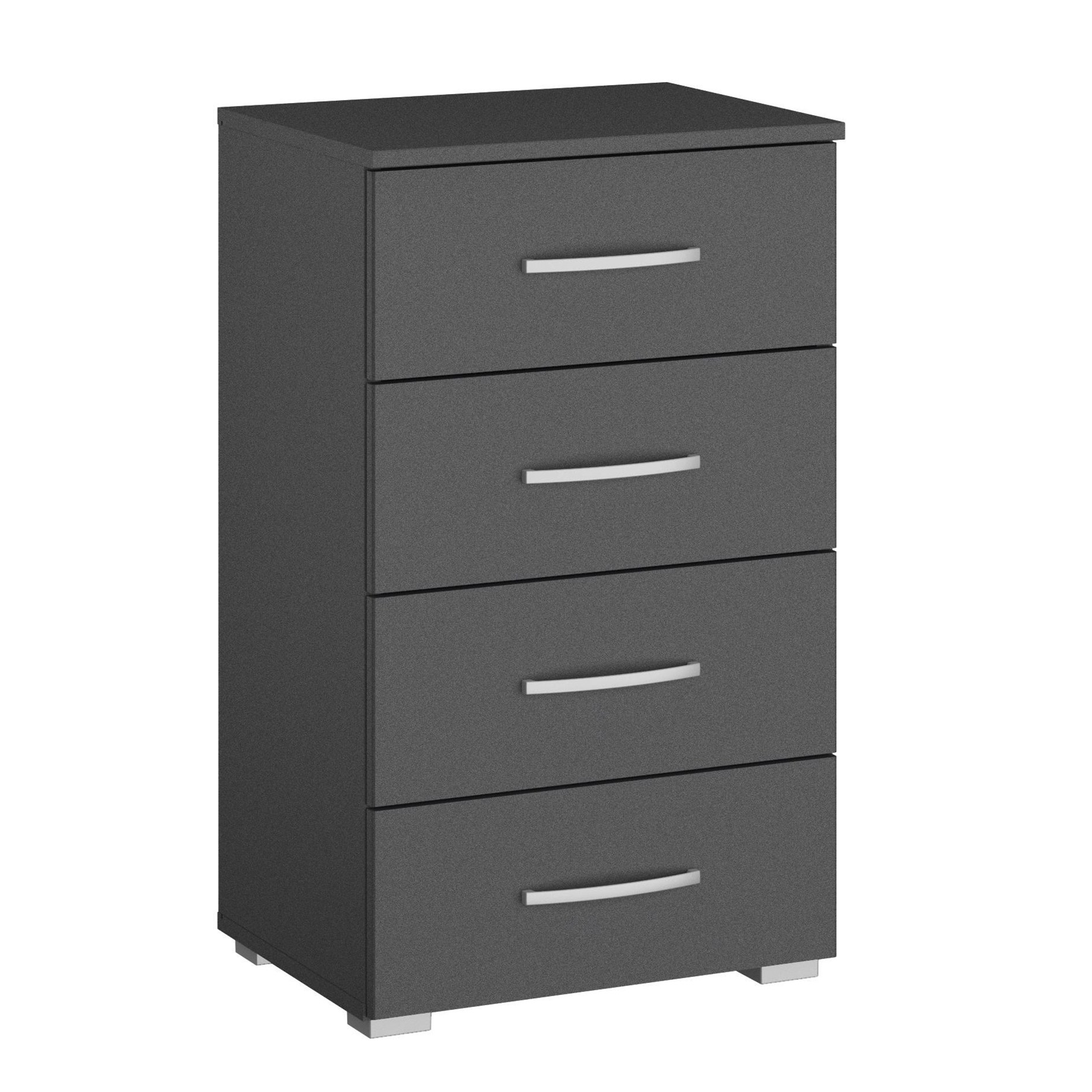 Kommode - grau metallic - 47 cm breit