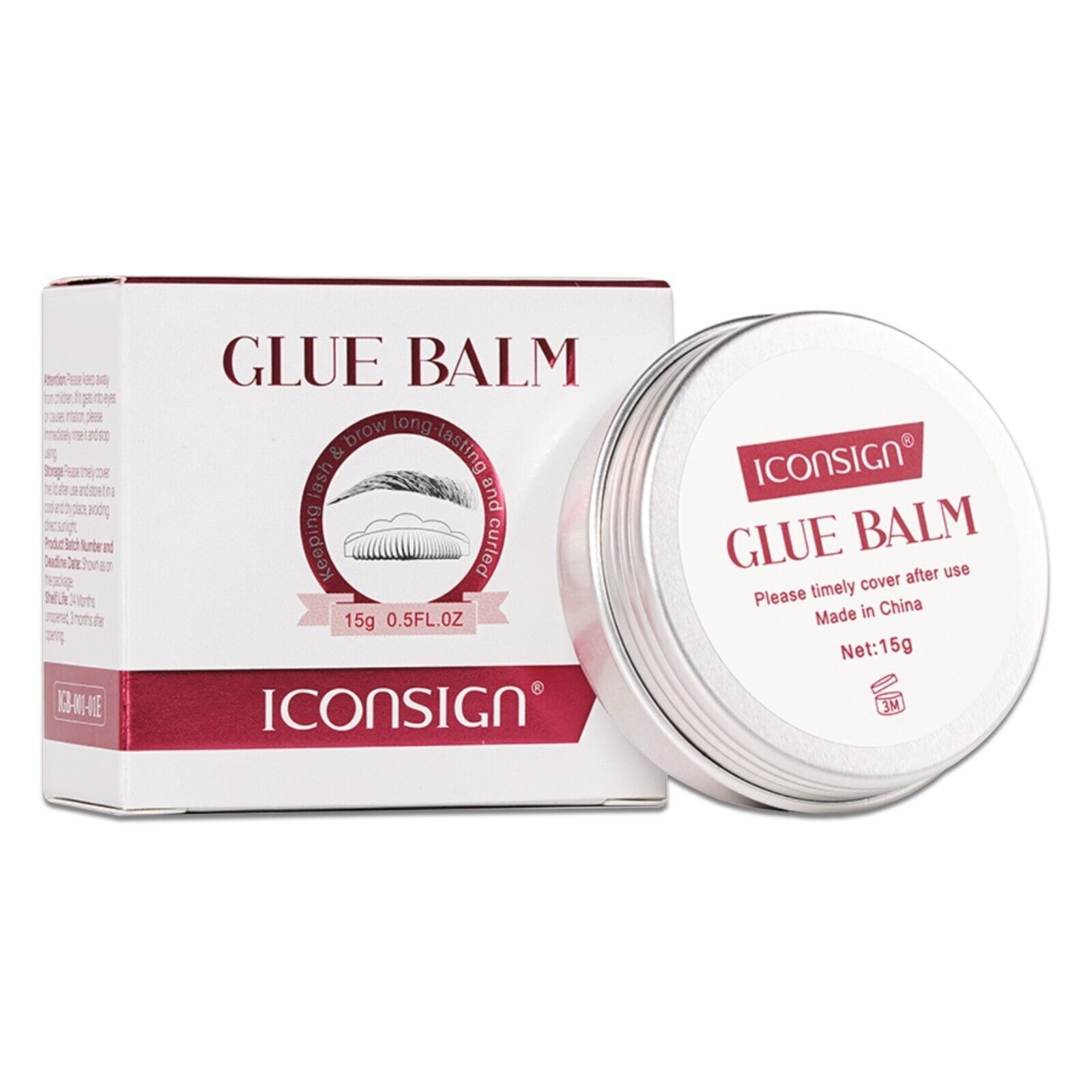Iconsign Einzelwimpern Wimpernlifting Kleber Glue Balm