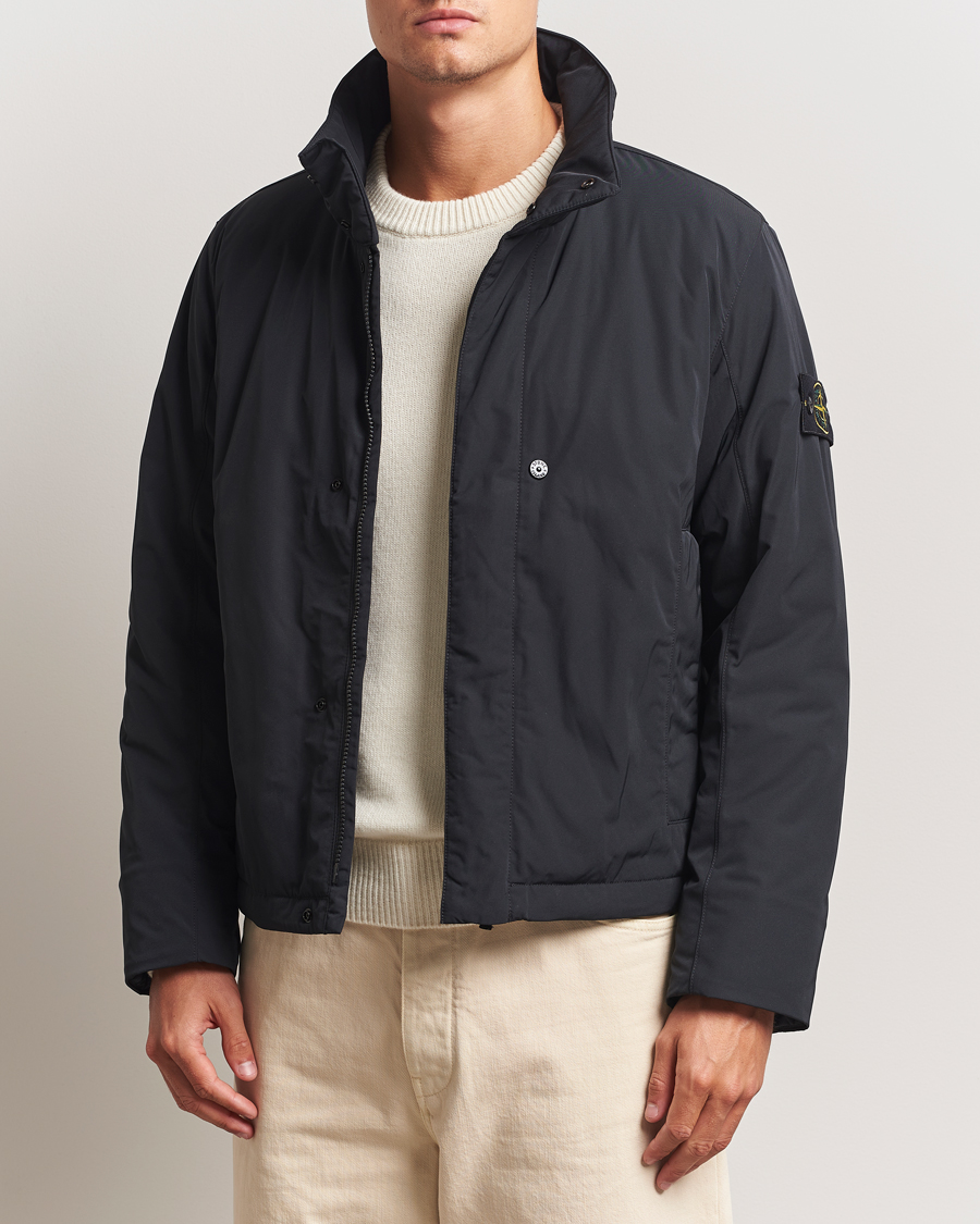 Stone Island Micro Twill Padded Jacket Black