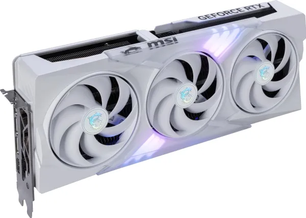 MSI GeForce RTX 5080 16G GAMING TRIO OC - Grafikkort - GeForce RTX 5080 - 16 GB GDDR7 - PCI Express 5.0 - 3 x DisplayPort, HDMI - hvid