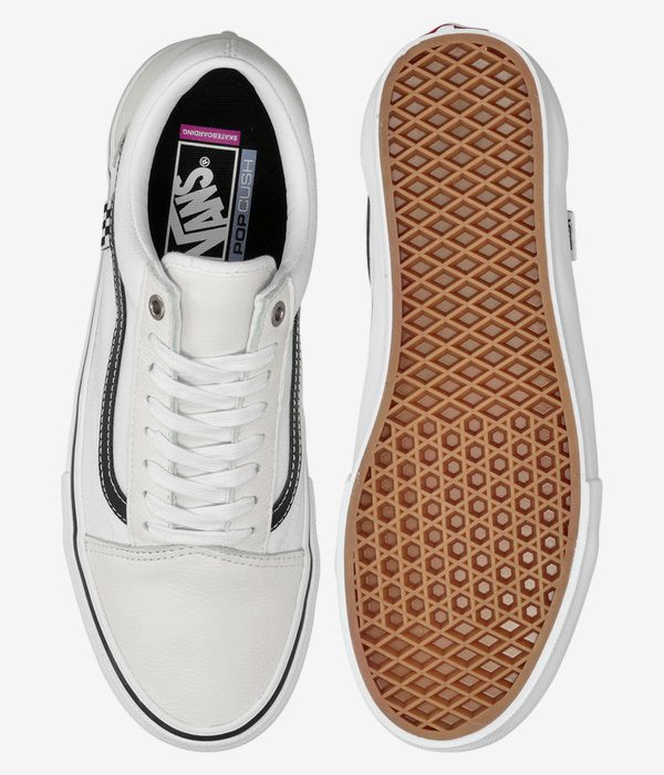 Vans Skate Old Skool Schuh (leather white white)