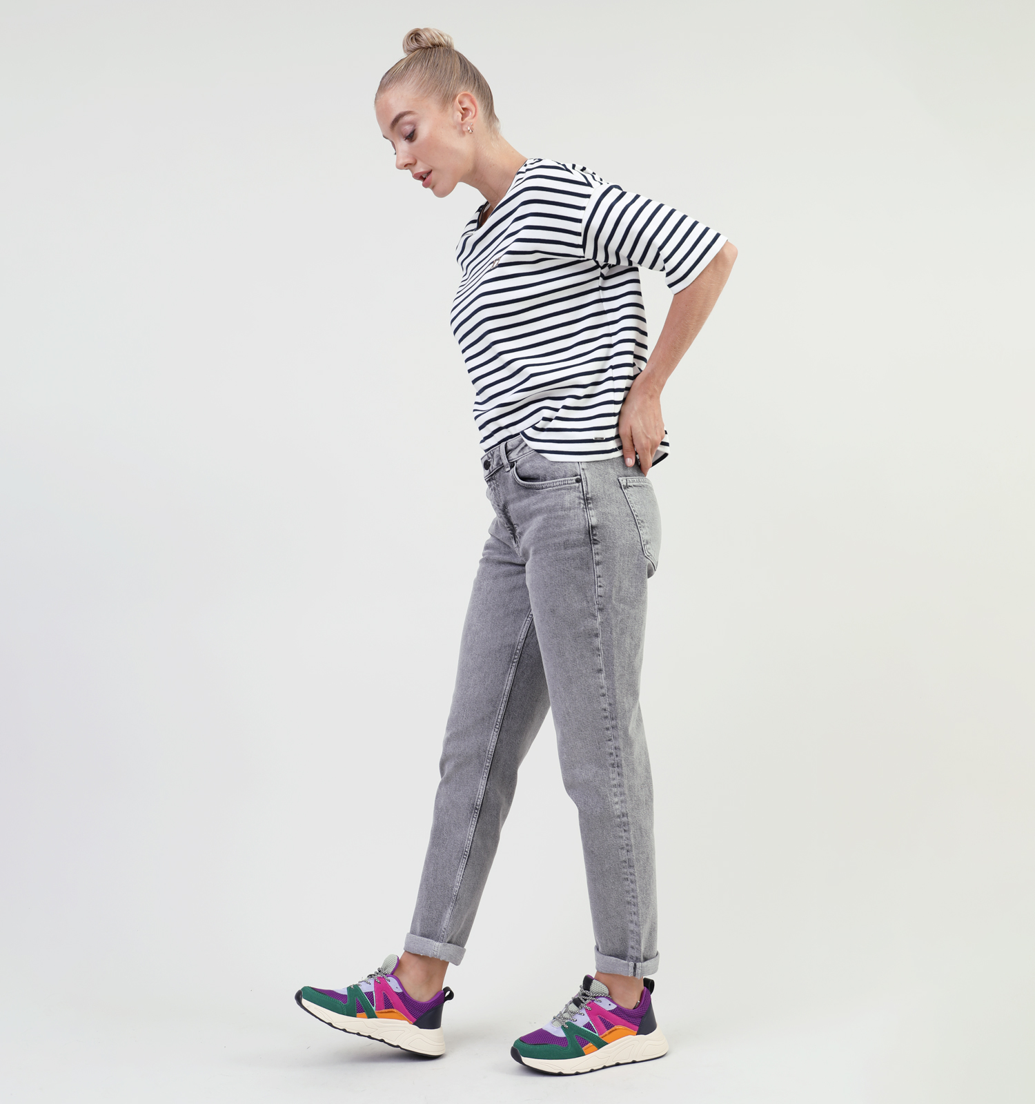 Boyfriend jeans grijs