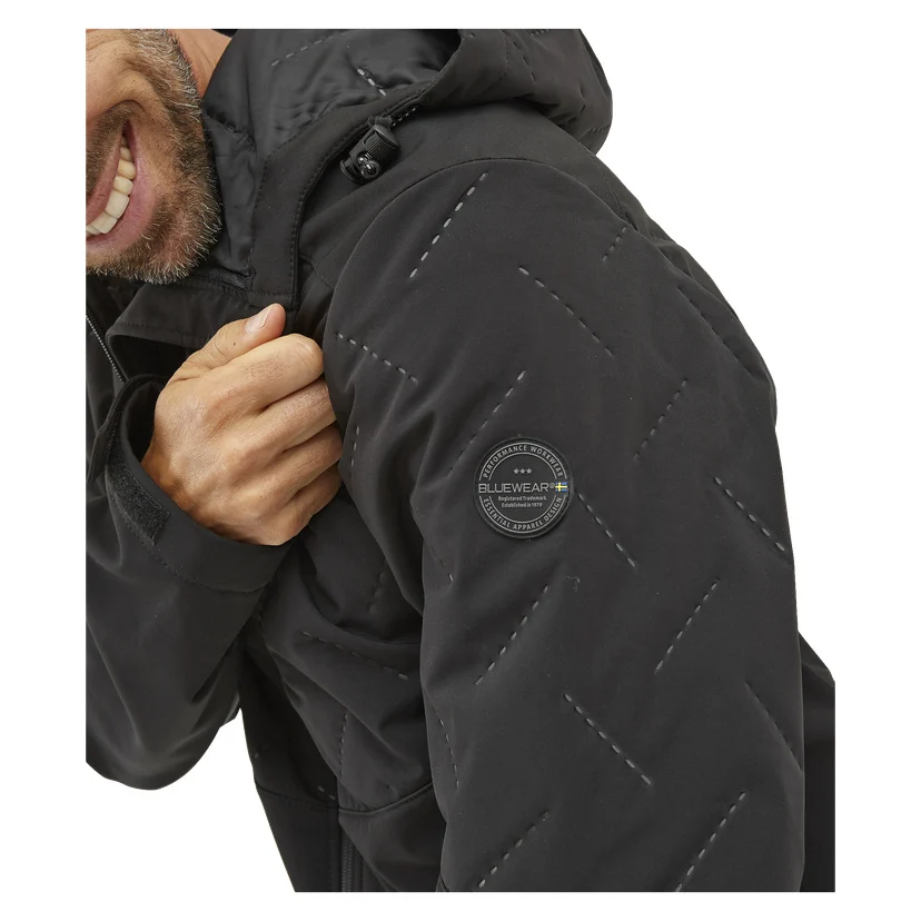 Lettfôret softshelljakke for menn XXL