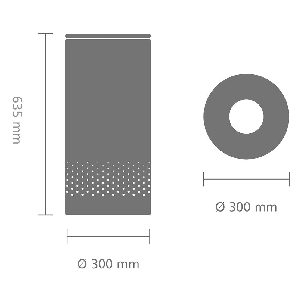 Brabantia Wasbox 35 L - Wit / Kurk