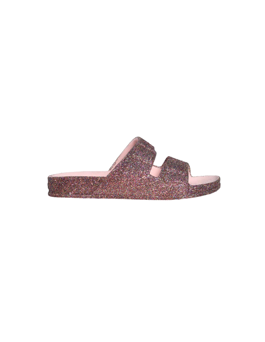 cacatoes claquettes femme trancoso kids pink multico