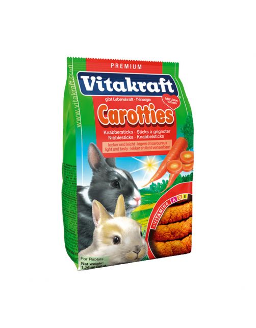 Vitakraft Carotties Knaagdier - Konijnensnack - Wortel 50 g