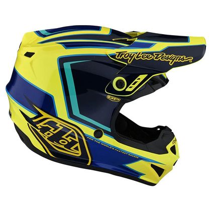 Casque cross TroyLee design GP RITN 2023 - Jaune