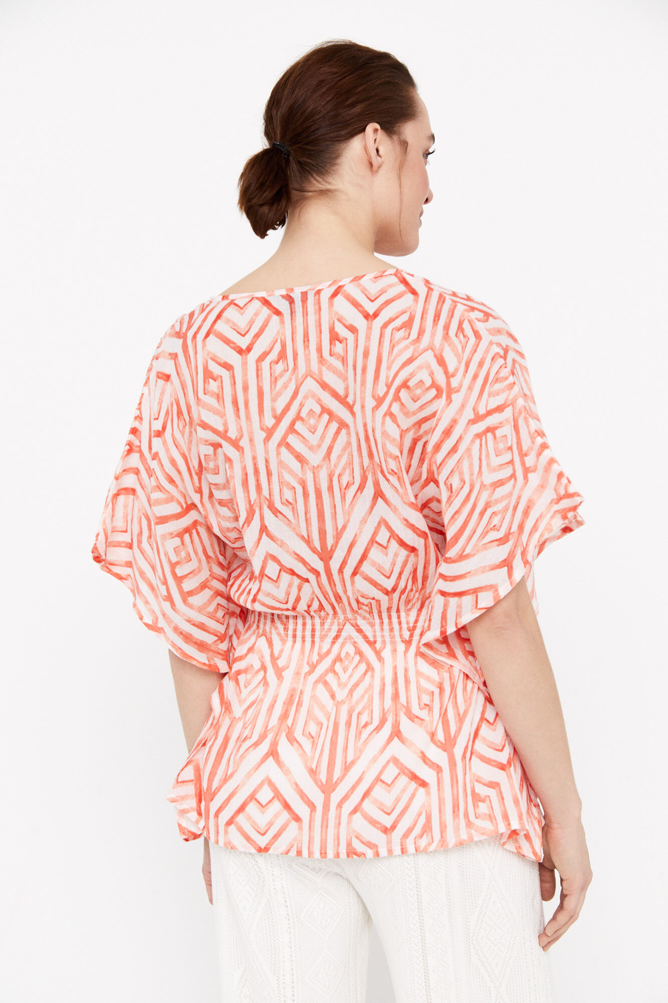 Blusa estampada - Estampa branca