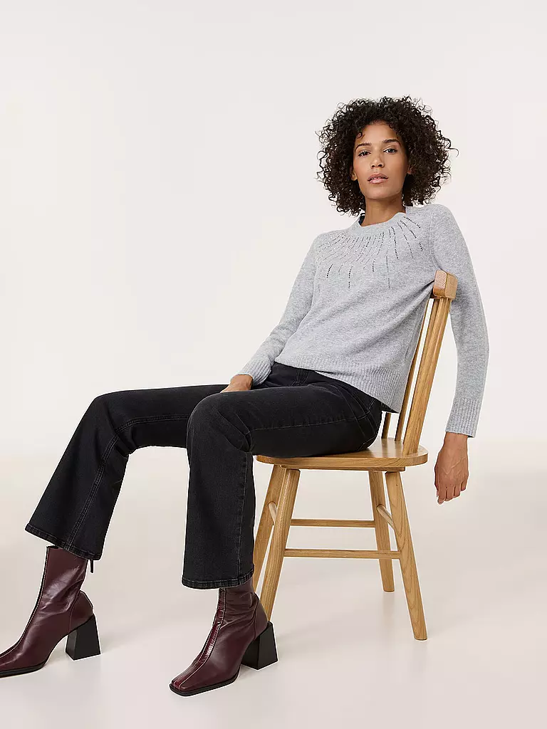 GERRY WEBER Pullover silber