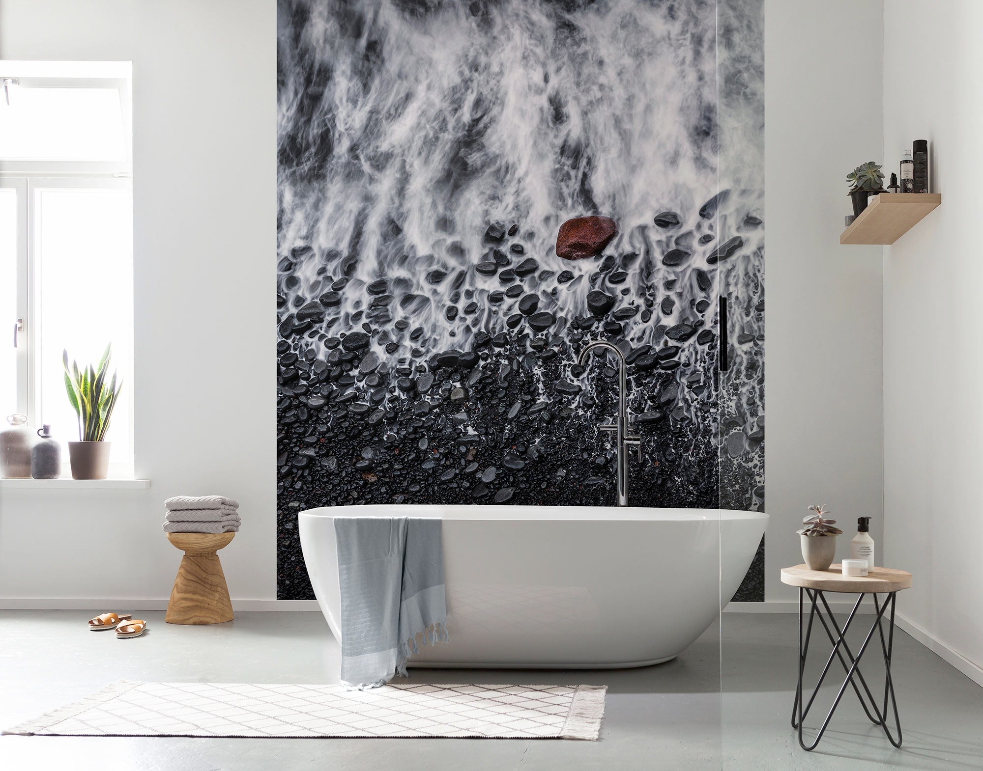 Komar Fototapete »Digitaldruck Vlies -  Red Rock - Grösse 200 x 250 cm« bedruckt | floral | geblümt | gemustert | tropisch glatt Wohnzimmer, Schlafzimmer