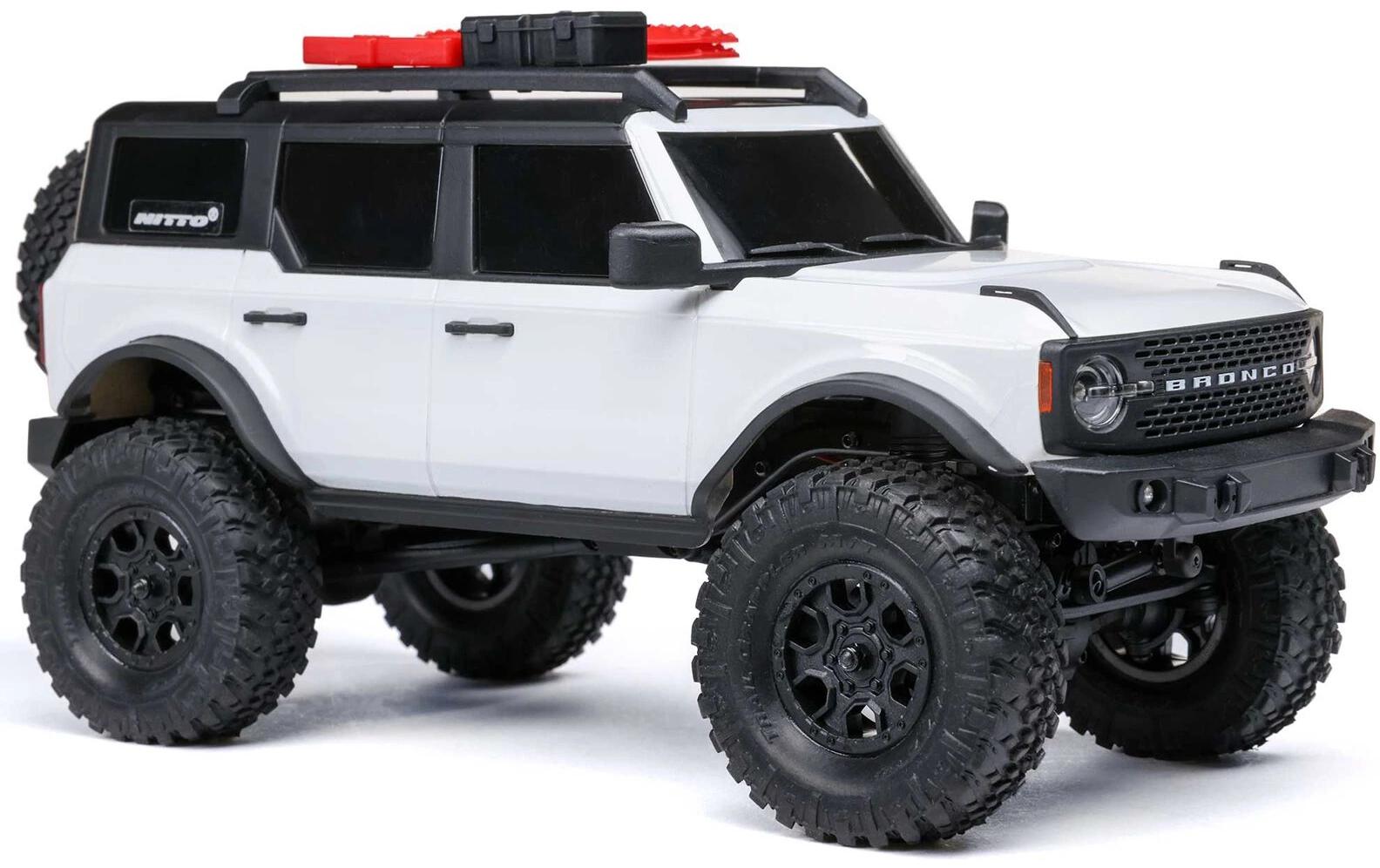Rock Crawler SCX24 Ford Bronco, Weiss RTR, 1:24<br>4 x 4 RTR Brushed Rock Crawler