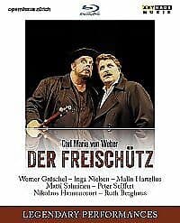 Der Freisch?tz: Zurich Opera House (Harnoncourt) DVD (2016) Ruth Berghaus Cert Region 2