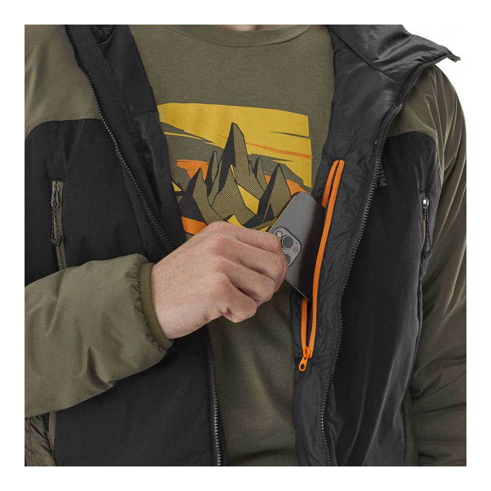 Millet FUSION AIRWARM - Doudoune Homme ivy/noir