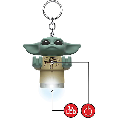 LEGO Star Wars the Mandalorien - the child nøglering med LED lys