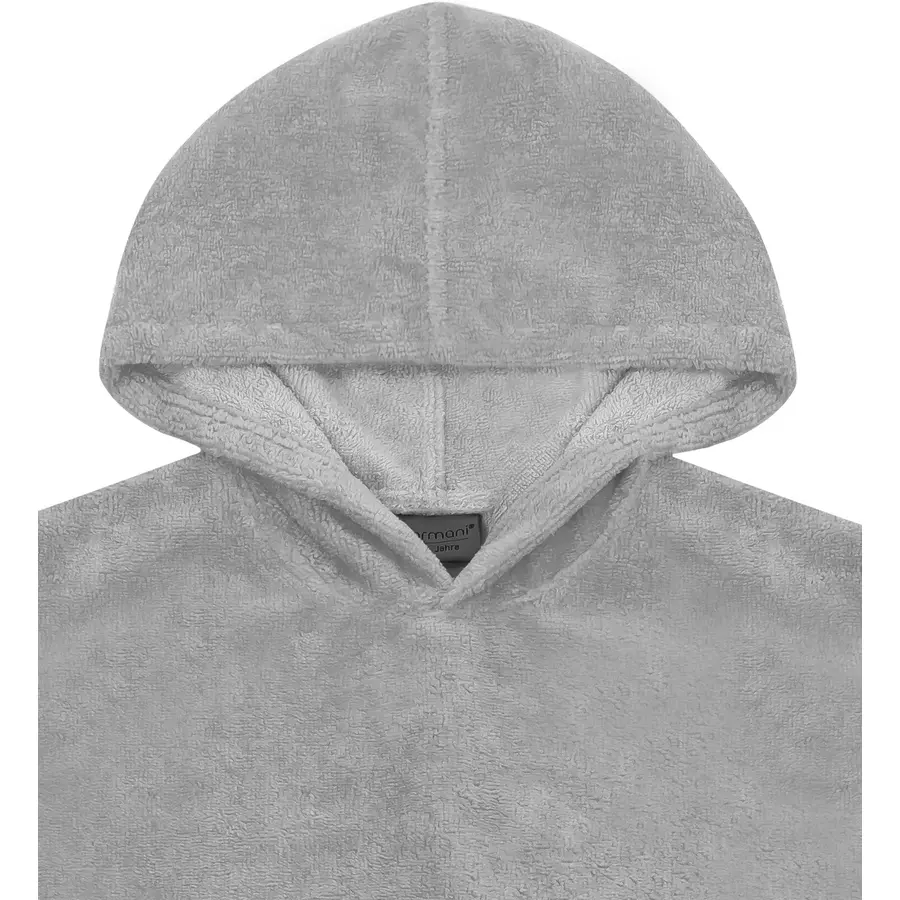 normani Kinder langarm Poncho Pichilemu Grau