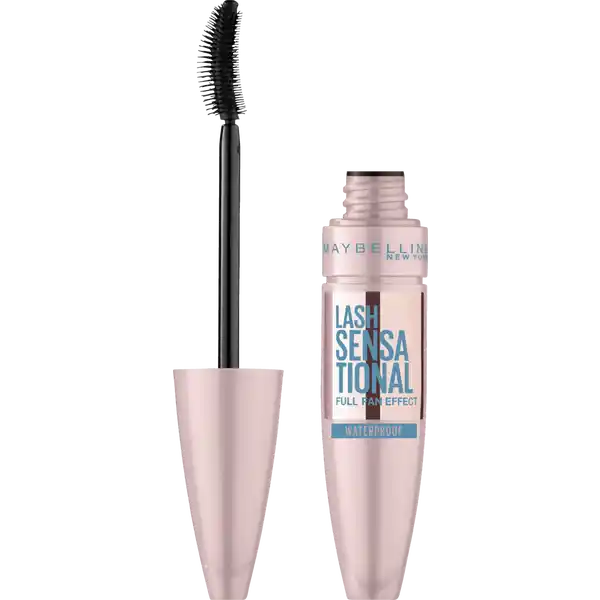 Lash Sensational Voller-Wimpern-Fächer Mascara Very Black Waterproof + Expression Kajal Nr. 13 Black