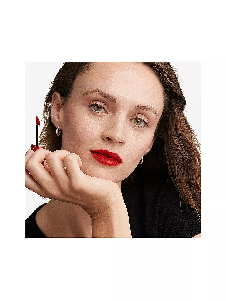 GIORGIO ARMANI COSMETICS Lippenstift - Lip Maestro Satin ( 08 Rooftop Party )  rot
