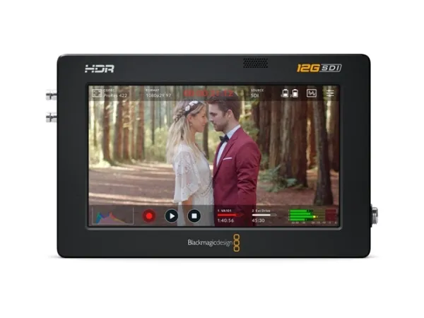 Blackmagic Video Assist 12G HDR - LCD / DVR combo - farve - på kamera - 5