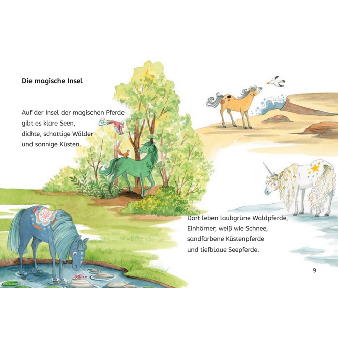 Leselöwen 1. Klasse - Die Insel der magischen Pferde