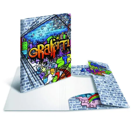 HERMA Sammelmappe A4, aus PP-Kunststoff, Graffiti