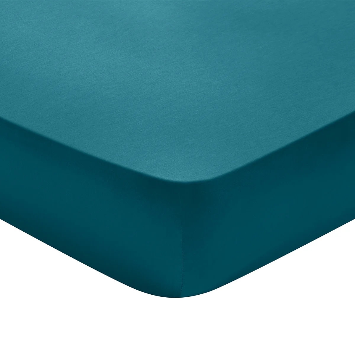 Drap housse Partition Satin de coton Coloris Canard