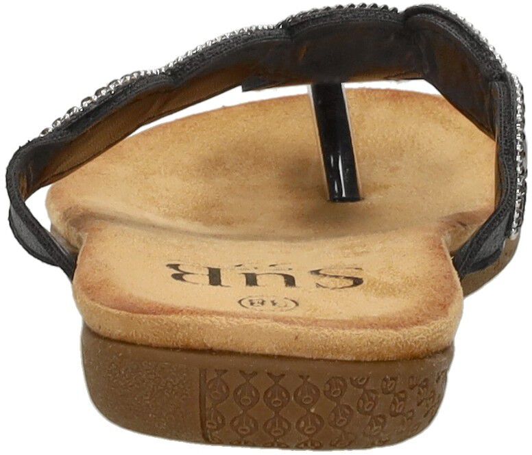 Sub55 Teenslippers zwart