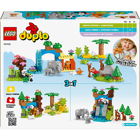LEGO DUPLO By 3-i-1 vilde dyrefamilier 10446