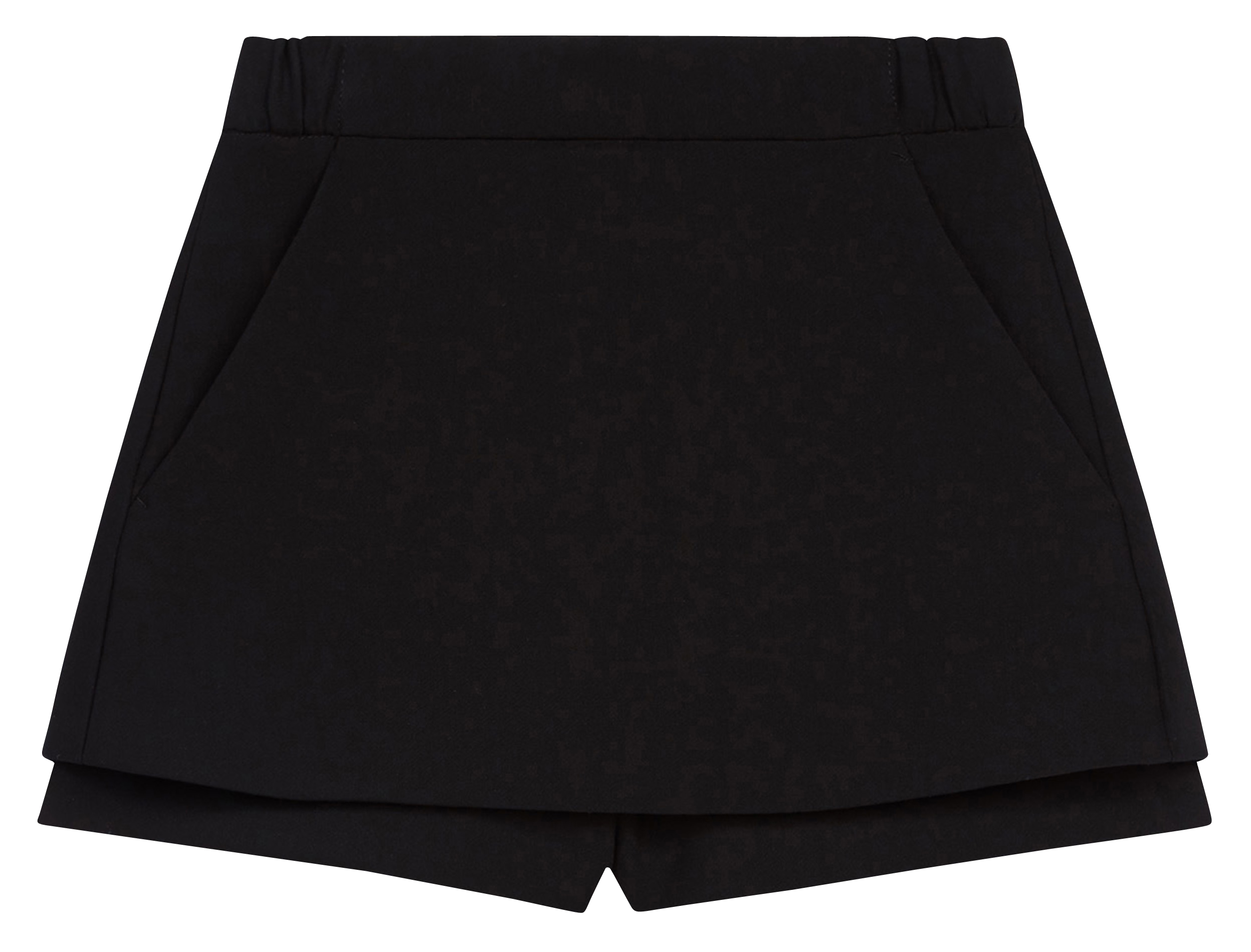 Short trompe l'oeil | Noir