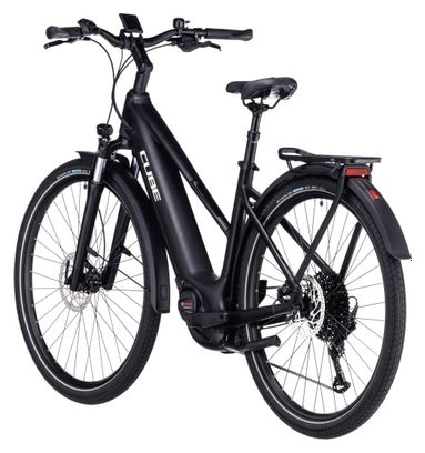 VTC Électrique Cube Touring Hybrid Pro 625 Trapeze Shimano Deore 11V 625 Wh 700 mm Noir 2024