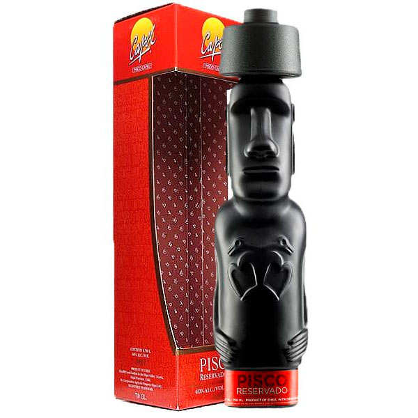 Pisco Capel Moaï Réserve - Eau de vie du Chili 40% - Capel
