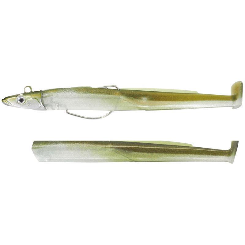 Kit Leurre Souple Arme Fiiish Combo Black Eel 110 + Tete Plombee Offshore