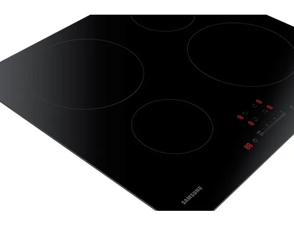 Samsung NZ64H37070K, Sort, Indbygget, Zone induktionskogeplade, Keramisk, 4 zone(s), 4 zone(s)