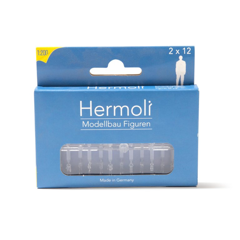 Hermoli Detail-Figuren, transparent, 1:200