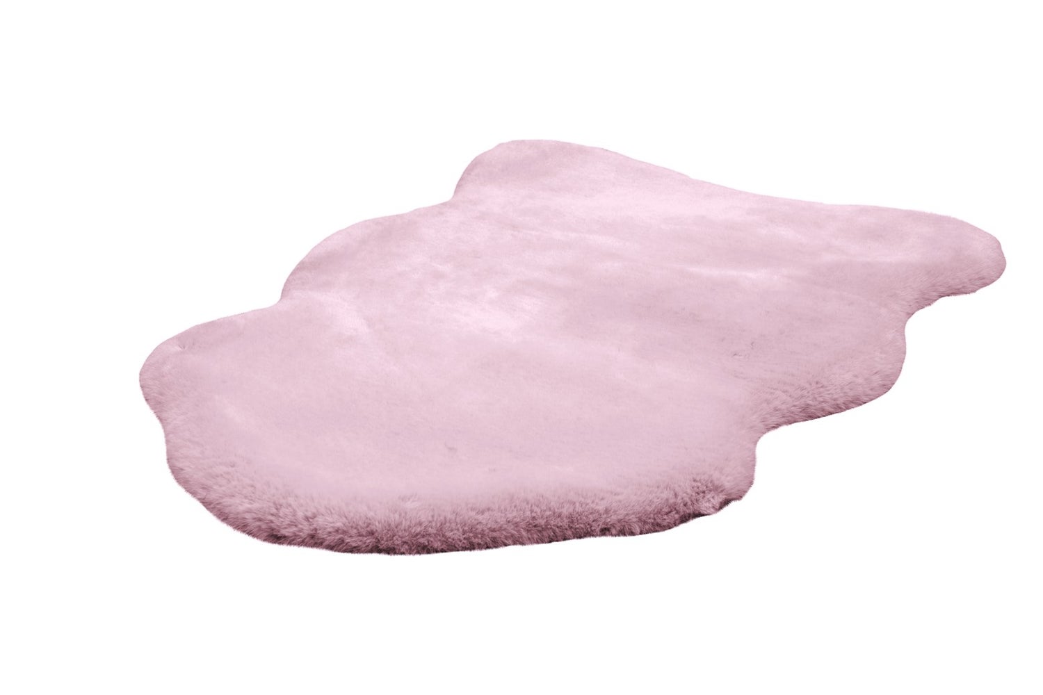 Laagpolig vloerkleed Primia Rosa 23 mm effen, gedeeltelijk handgemaakt, 60 x 90 cm