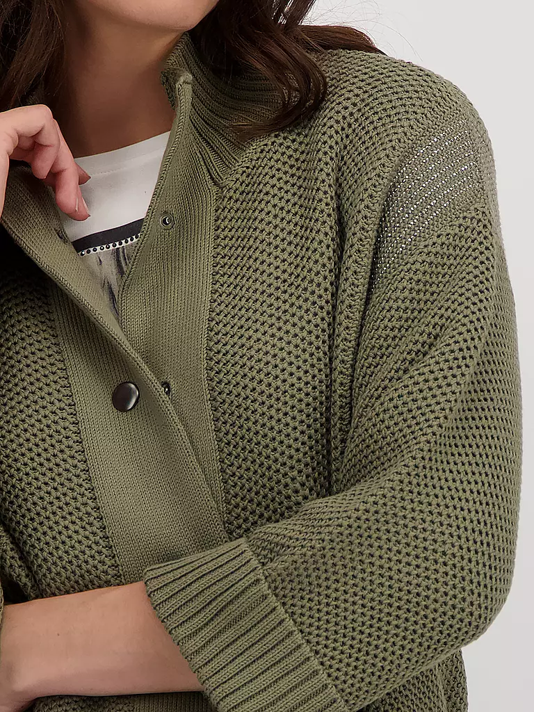 MONARI Strickjacke grün