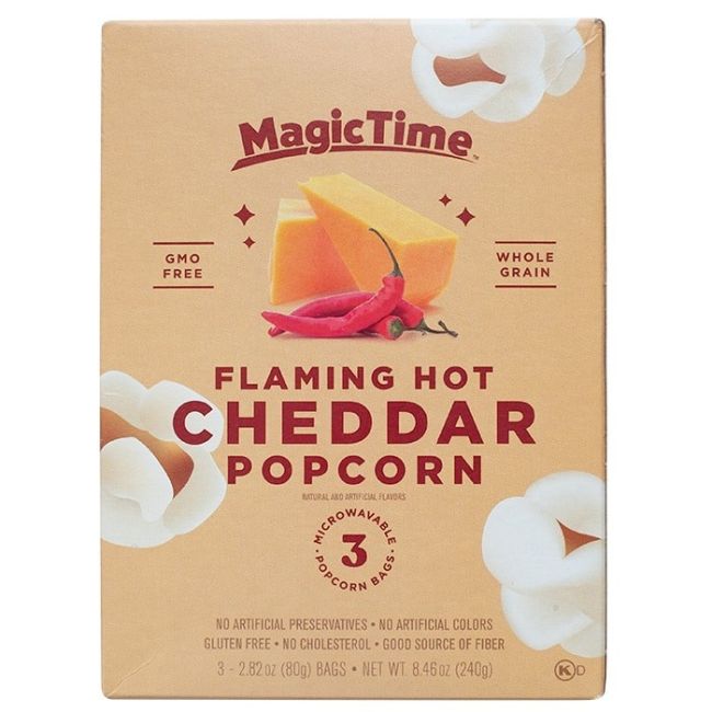 Magic Time Extreem Hete Cheddar Popcorn 240g