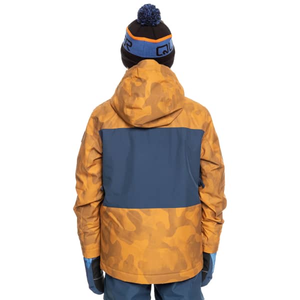 Veste de ski QUIKSILVER SIDE HIT YTH B SNJT BUCKTHORN BROWN FADE OUT CAMO